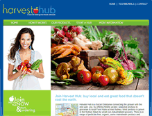 Tablet Screenshot of harvesthub.com.au